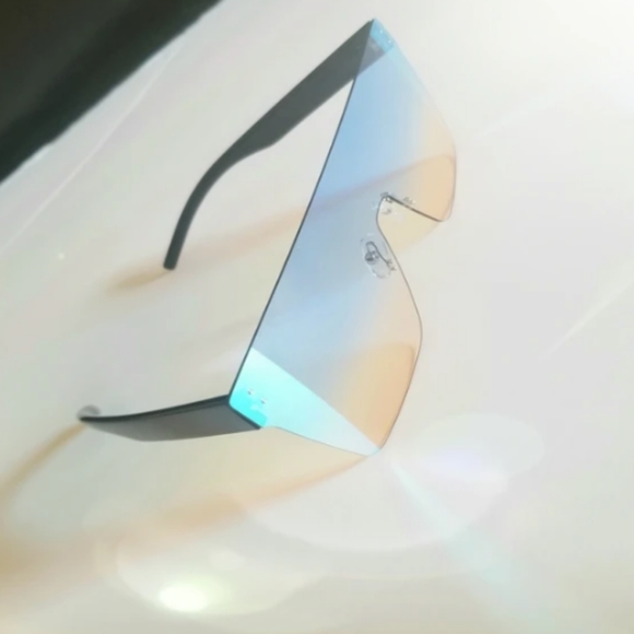 2 tone frameless sunglasses - Picture 2 of 4